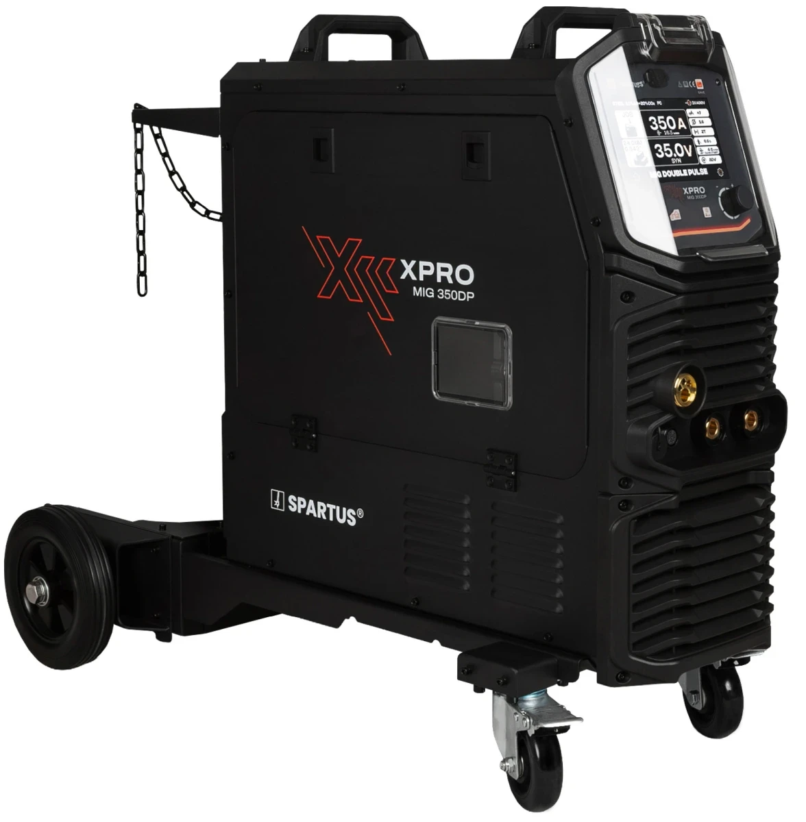 SPARTUS XPro MIG 350 Dual Pulse MIG/MAG - Frontblende