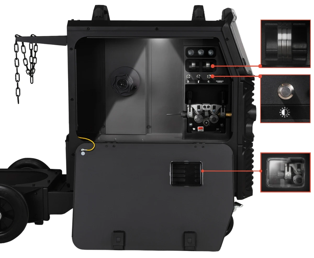 SPARTUS XPro MIG 350 Dual Pulse MIG/MAG - Drahtvorschub