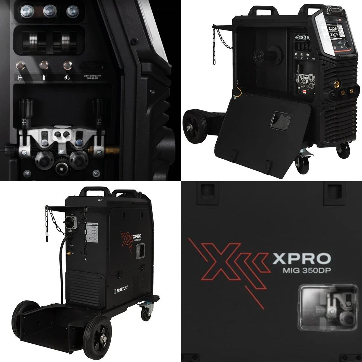 SPARTUS XPro MIG 350 Dual Pulse MIG/MAG - Collage