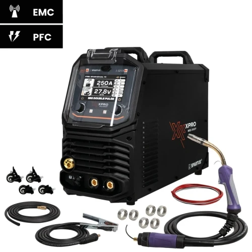 Spartus XPro MIG 260 Dual Pulse MIG/MAG -Hersteller-Set
