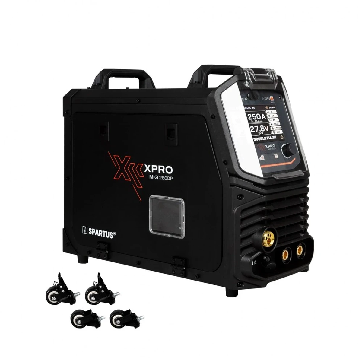 Spartus XPro MIG 260 Dual Pulse MIG/MAG - Frontblende