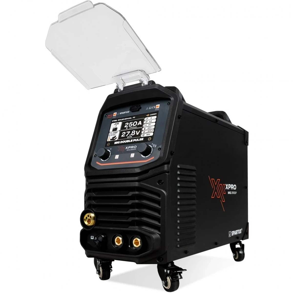 Spartus XPro MIG 260 Dual Pulse MIG/MAG - Frontblende
