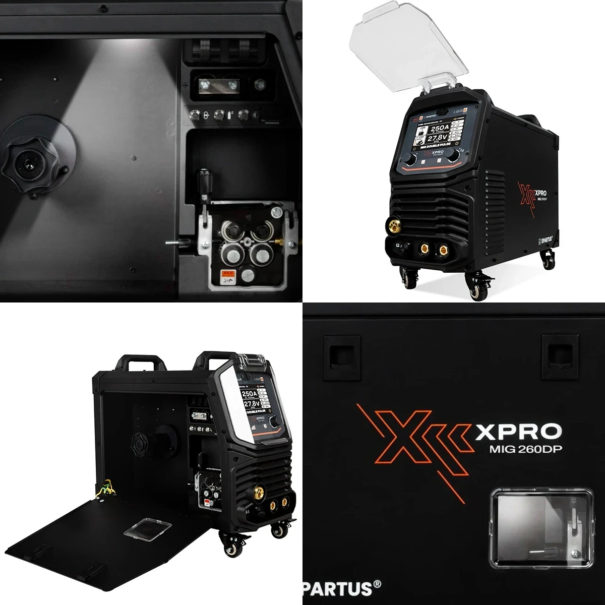 Spartus XPro MIG 260 Dual Pulse MIG/MAG - Collage