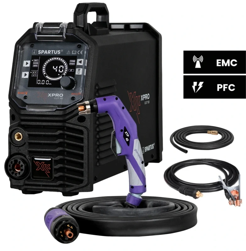 SPARTUS XPro CUT 50 Plasmaschneider - Hersteller-Set