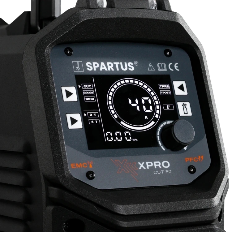 SPARTUS XPro CUT 50 Plasmaschneider - Bedienfield