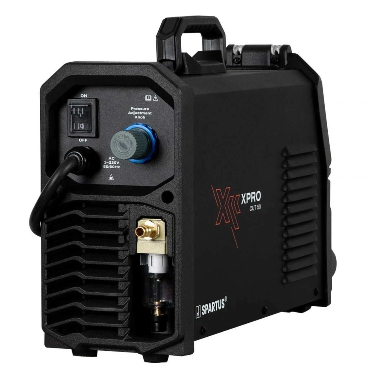 SPARTUS XPro CUT 50 Plasmaschneider - Rückseite des Geräts