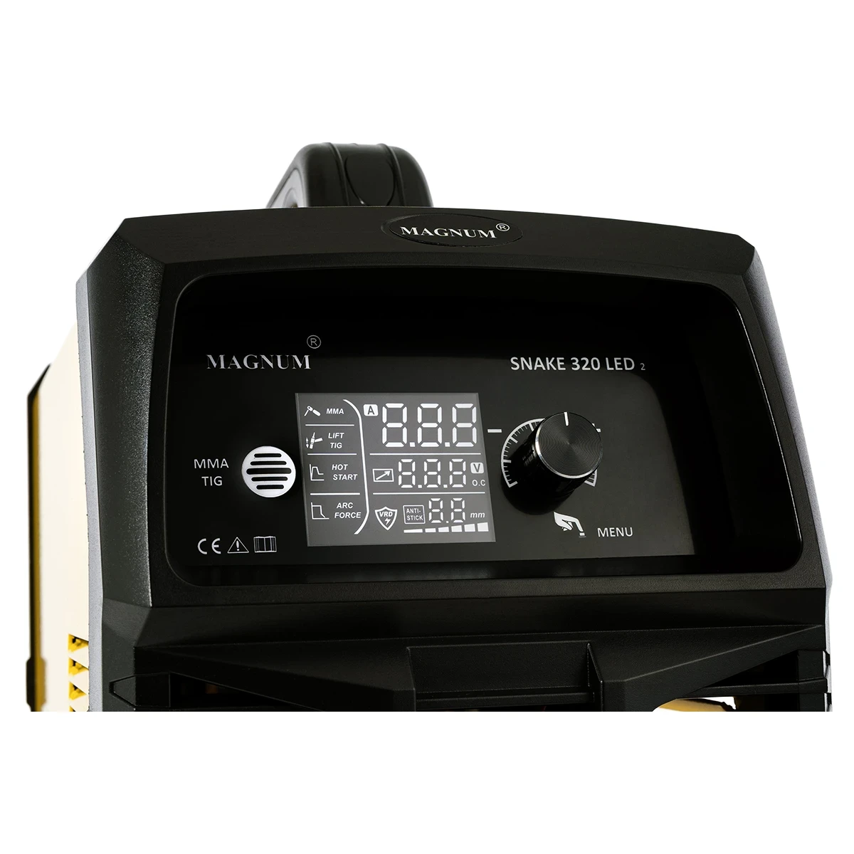 MAGNUM Snake 320 LED V2 MMA/WIG LIFT - Bedienfeld