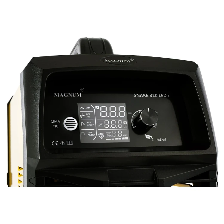 MAGNUM Snake 320 LED V2 MMA/WIG LIFT - Bedienfeld