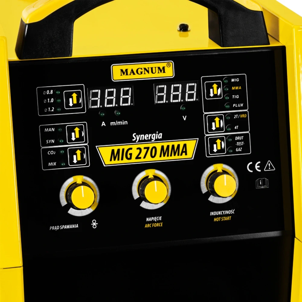 Magnum MIG 270 Synergia IGBT - Bedienfeld