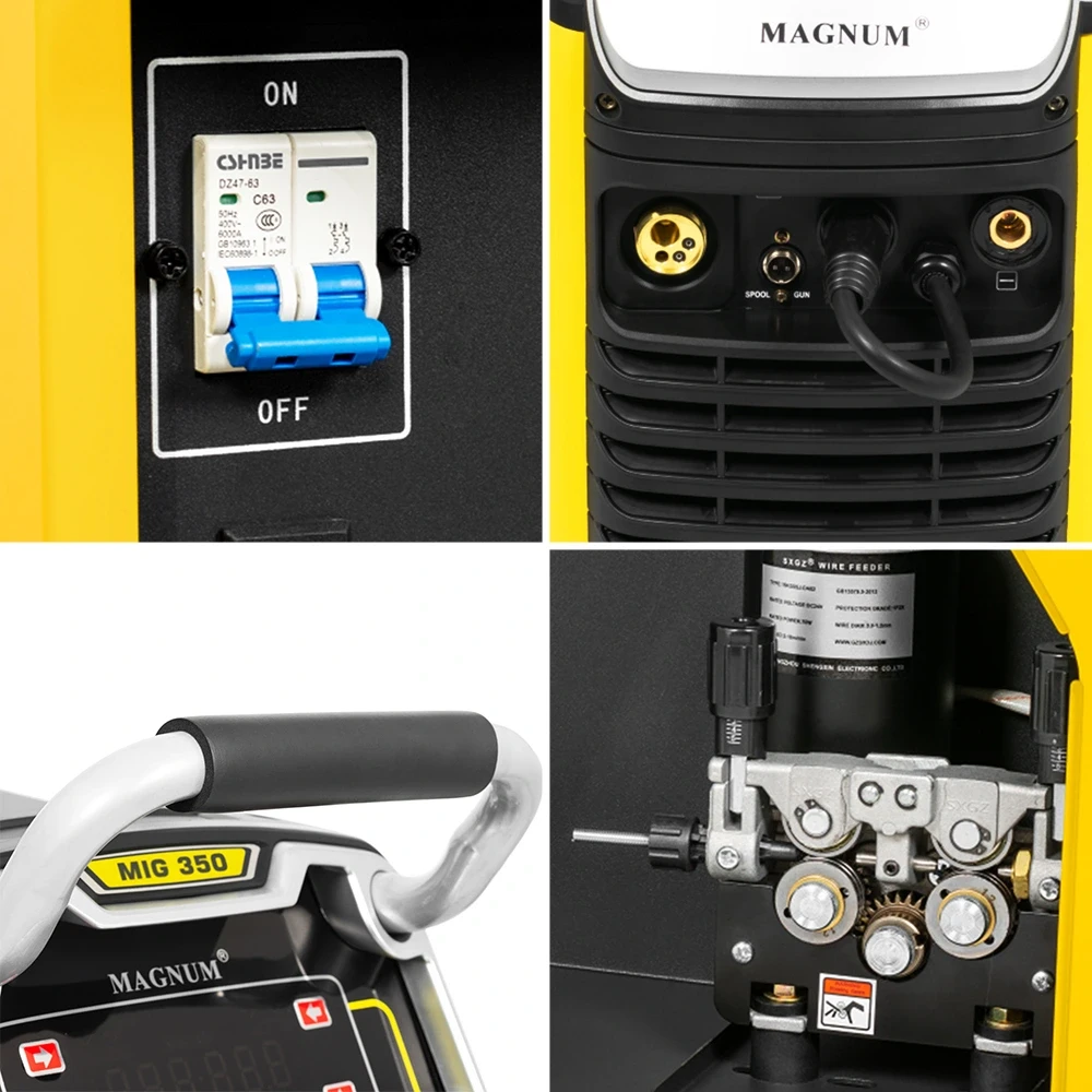 Magnum MIG 350 MMA V2 MIG/MAG - Collage