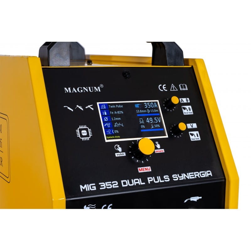MAGNUM MIG 352 Dual Puls Synergia - Bedienfeld