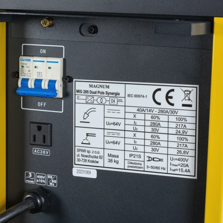 Magnum MIG 285 Dual Puls Synergia - Details