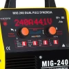 Magnum MIG 240 Dual Puls Synergie - Bedienfeld