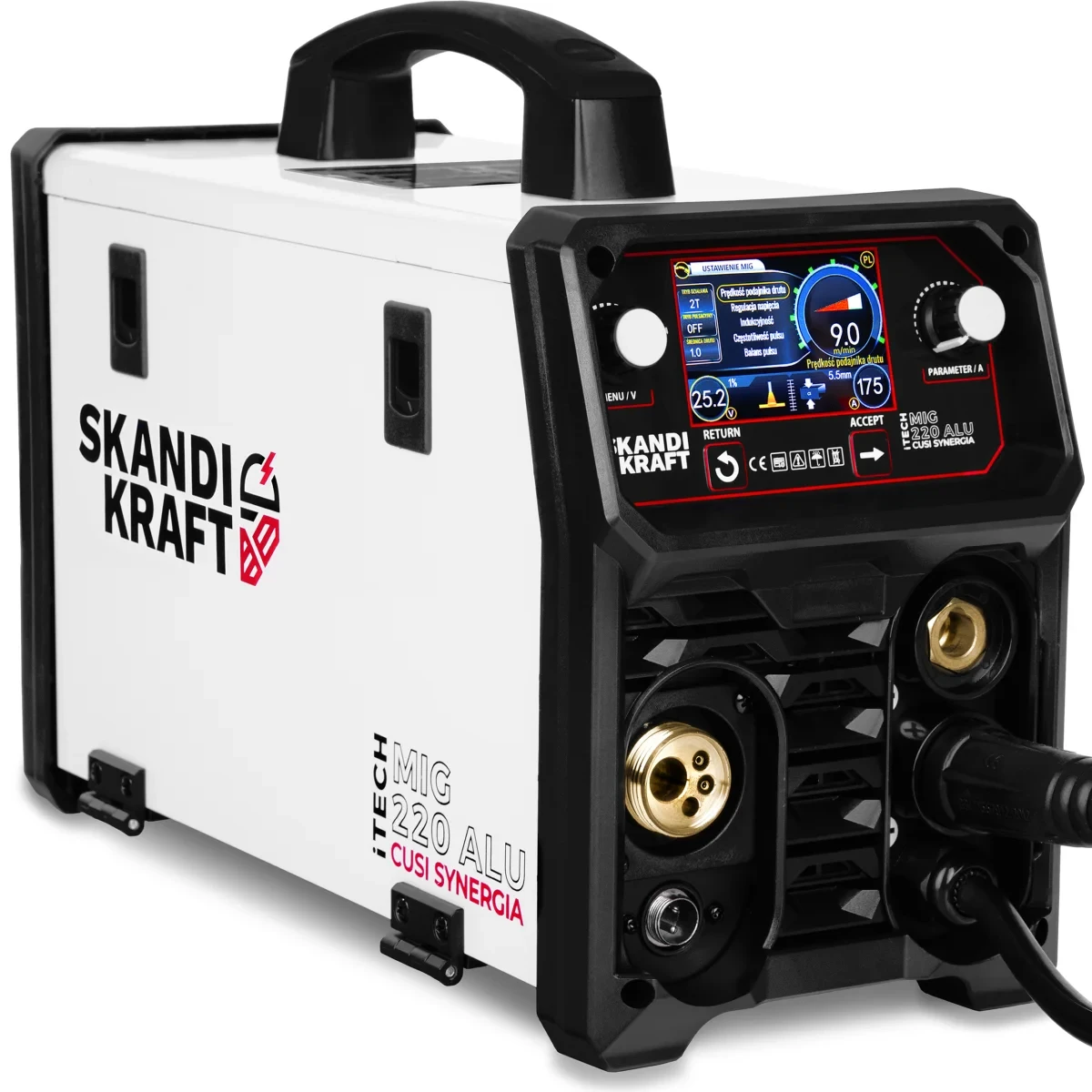 SKANDI KRAFT iTECH MIG 220 Alu CuSi - Frontblende