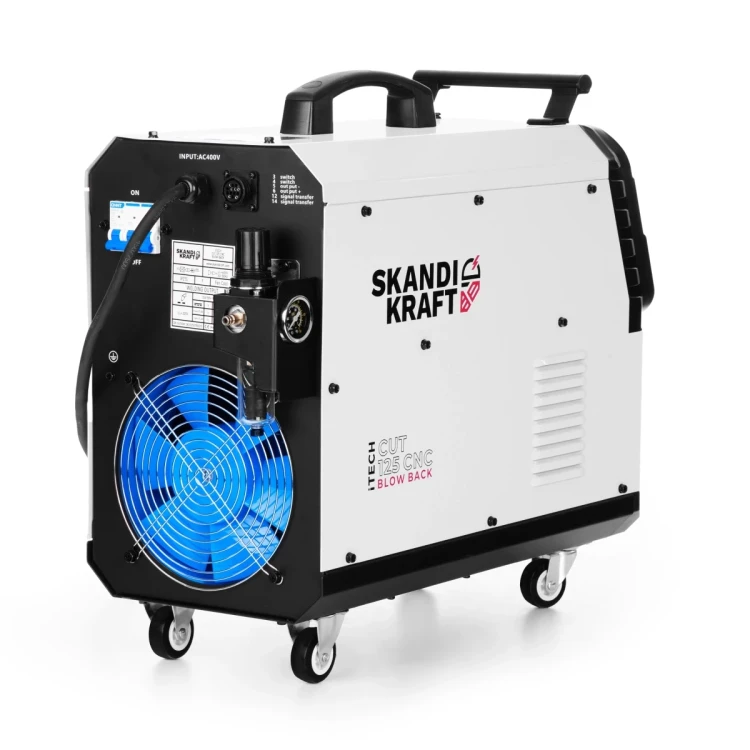 SKANDI KRAFT iTECH CUT 125 CNC Plasmaschneider - Rückseite des Geräts