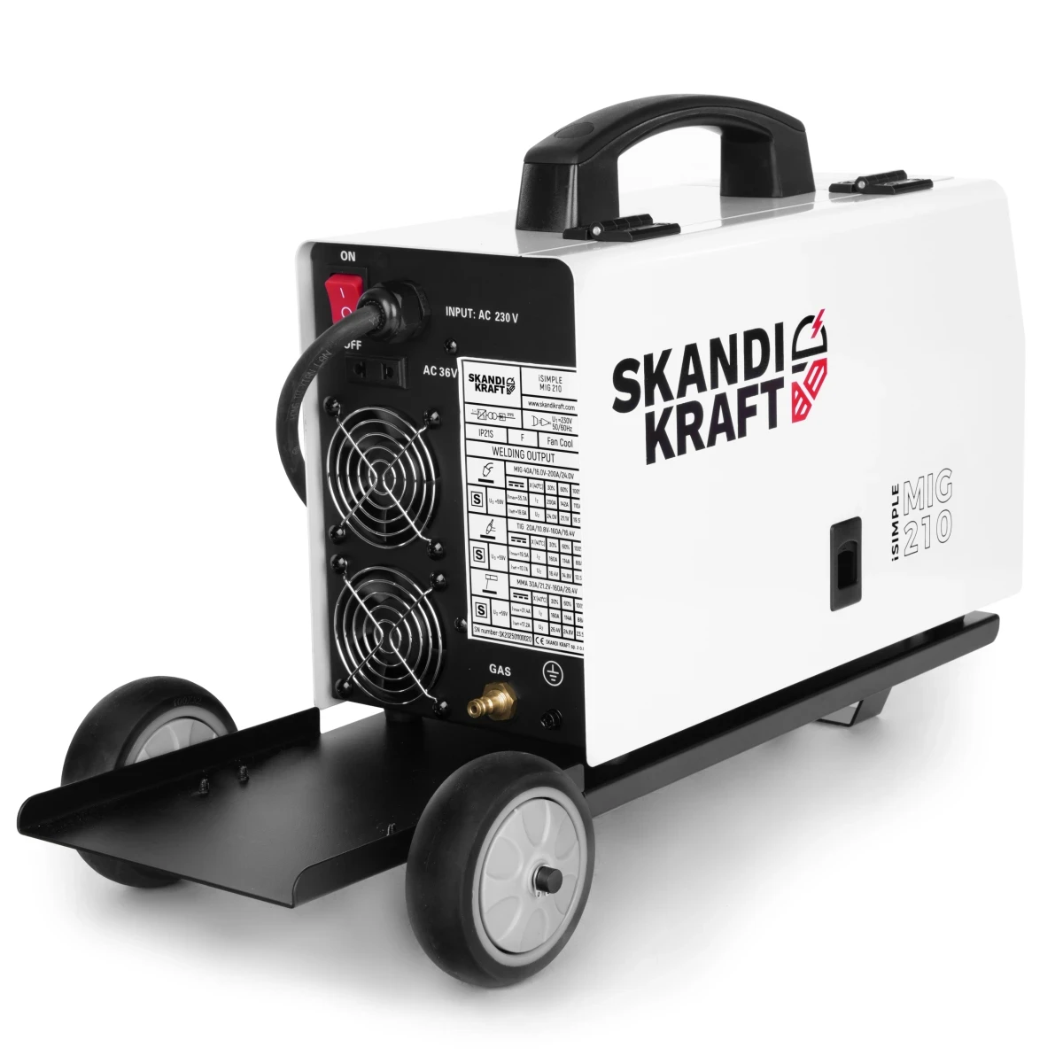 SKANDI KRAFT iSIMPLE MIG 210 CART - Fahrwerk