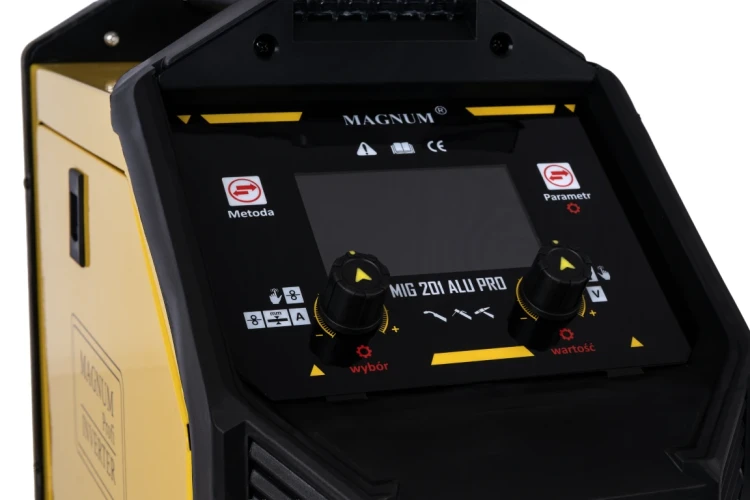 Magnum MIG 201 ALU PRO Synergie - Bedienfeld