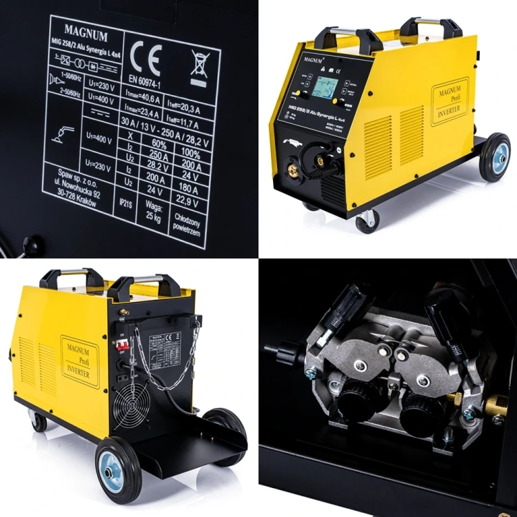 Magnum MIG 258/2 ALU SYNERGIA L 4X4 - Collage