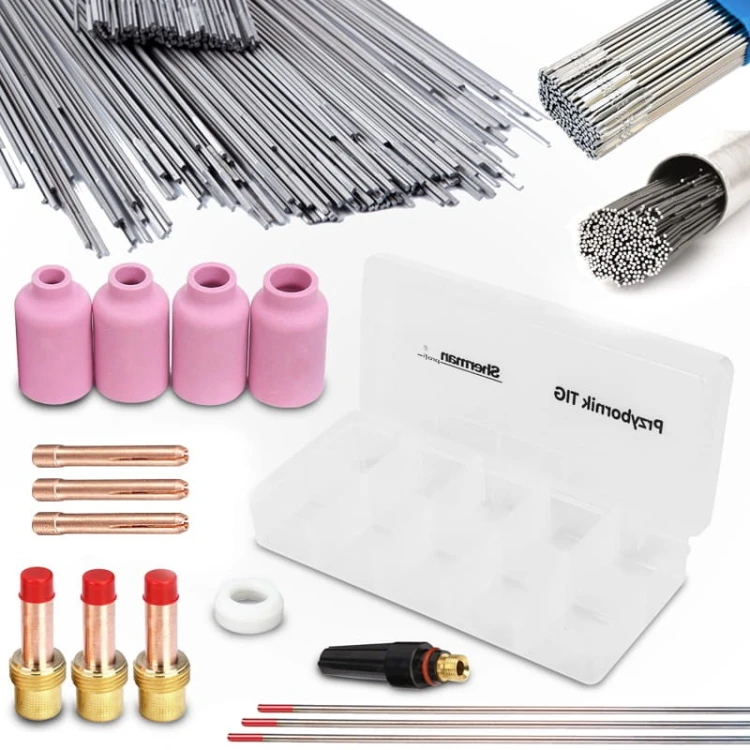 WIG DC Zubehör-Set für Edelstahl & Säurebeständigen Stahl | Komplett-Set für SR 17 / 18 / 26