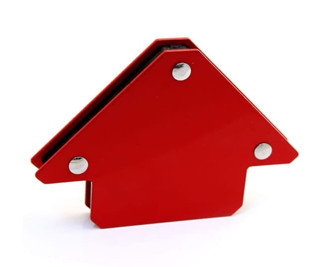 Starker Magnetwinkel Rot 11kg Schweißmagnet | 45° 90° 135° Schweißkraft