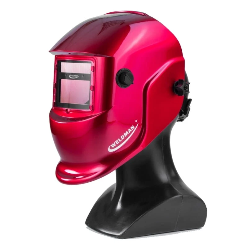 True Color Sichtfeld und Bedienelemente des Weldman Falcon Automatikhelm