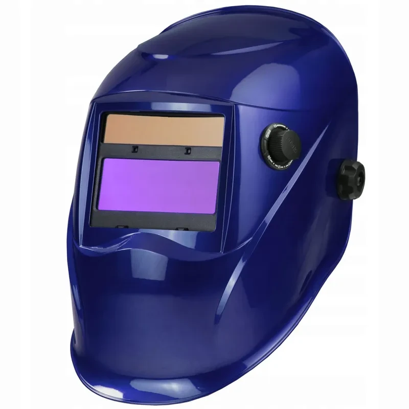 Magnum Nova Automatik-Schweißhelm Blau | 1/1/1/2 LCD Sichtfeld 96x39mm