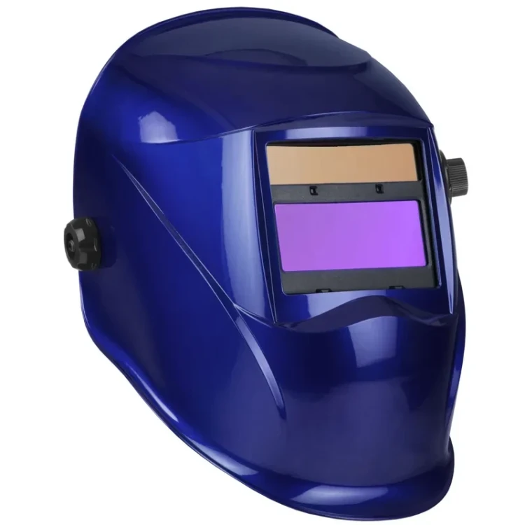 Magnum Nova Automatik-Schweißhelm Blau | 1/1/1/2 LCD Sichtfeld 96x39mm