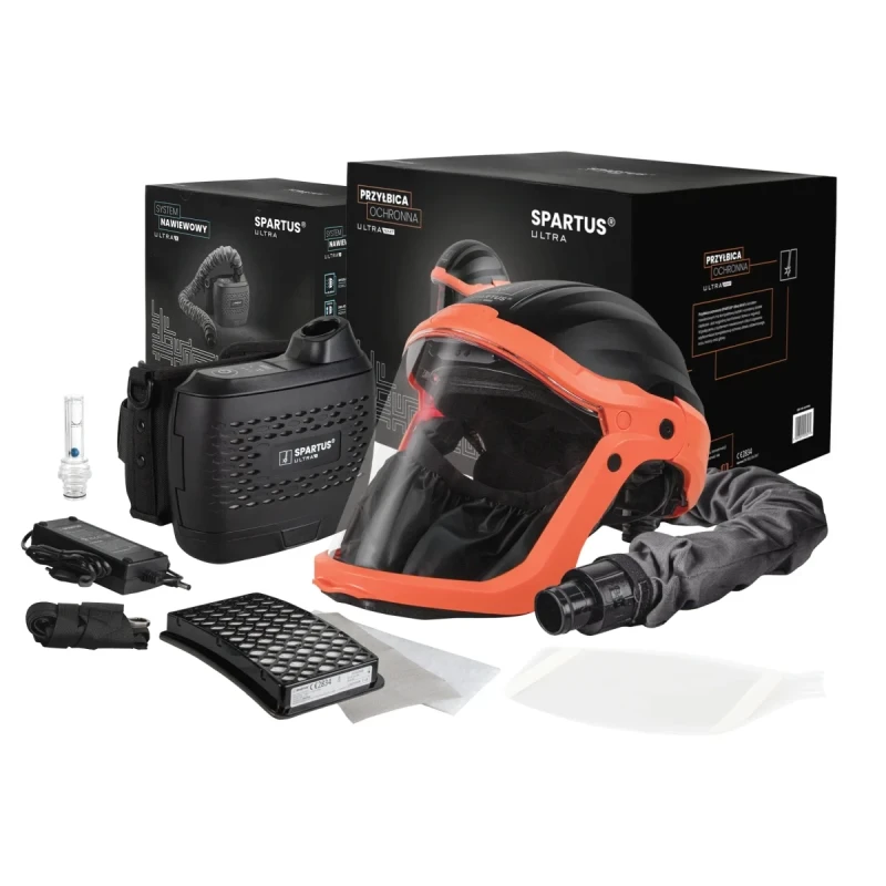 SPARTUS Ultra NX47 Frischluftsystem Schweißhelm mit echte 4-in-1-Schutzfunktion