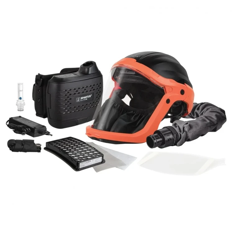 SPARTUS Ultra NX47 Frischluftsystem Schweißhelm mit echte 4-in-1-Schutzfunktion