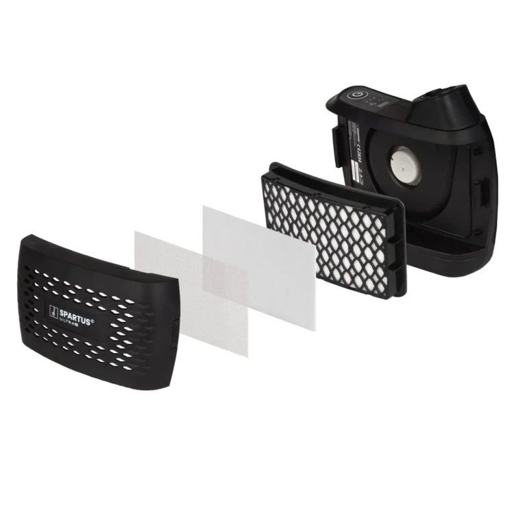 SPARTUS Ultra NX47 Frischluftsystem Schweißhelm mit echte 4-in-1-Schutzfunktion - Filterset