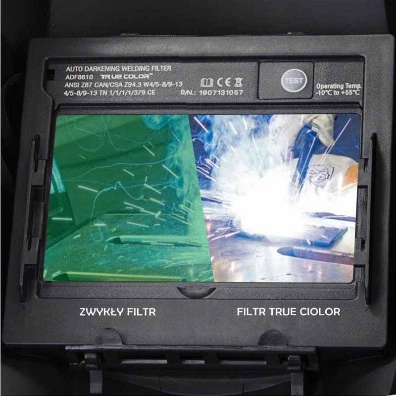True Color LCD Filter des Magnum Turbo Schweisshelms mit 4 Sensoren