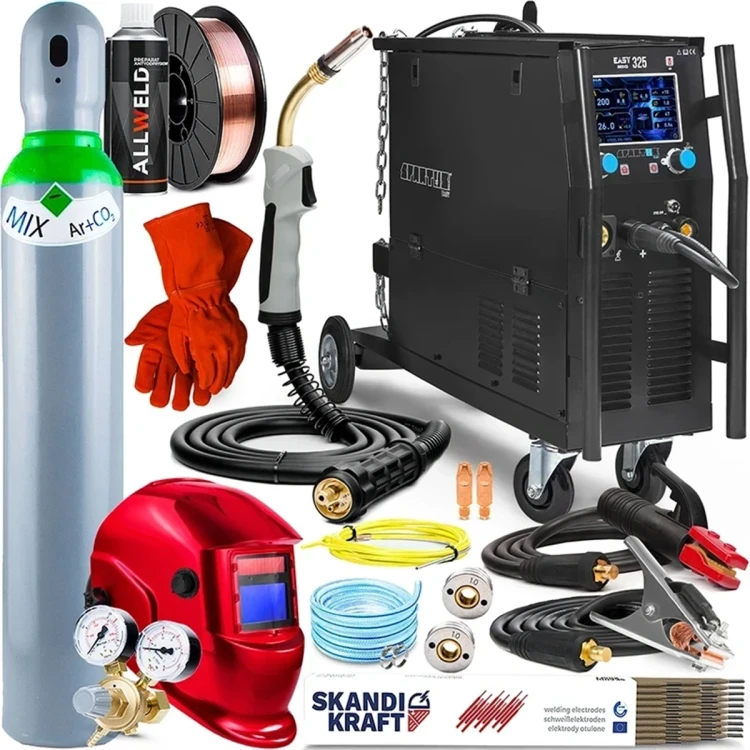 SPARTUS EasyMIG 325 MIG/MAG/MMA Synergie LCD