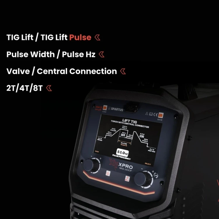 Spartus XPro MIG 260 Dual Pulse MIG/MAG Schweißgerät