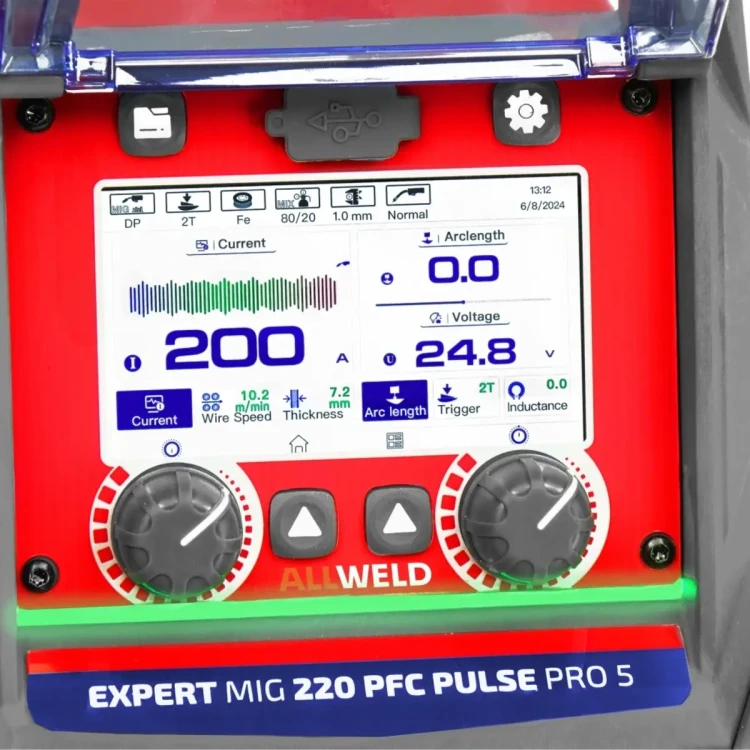 Ideal EXPERT MIG 220 PFC PULSE Pro 5 LCD