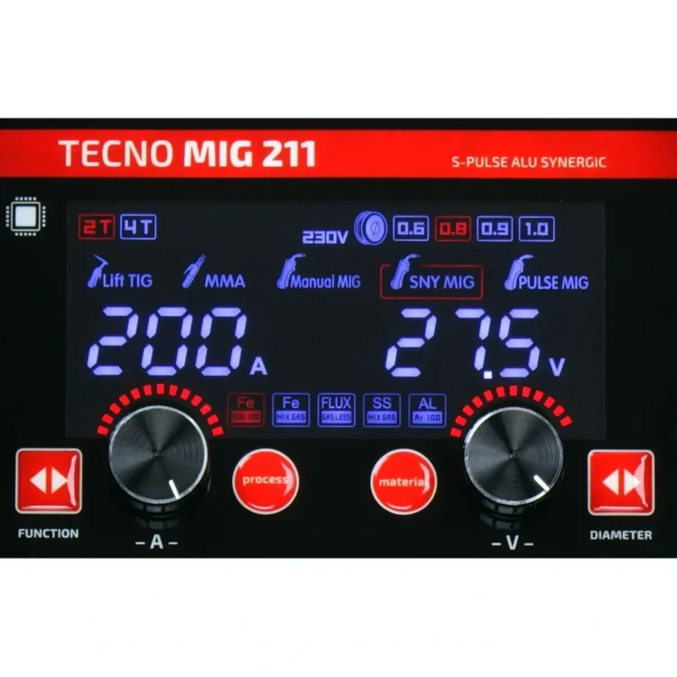 Ideal TECNO MIG 211 S-PULSE ALU SYNERGIC
