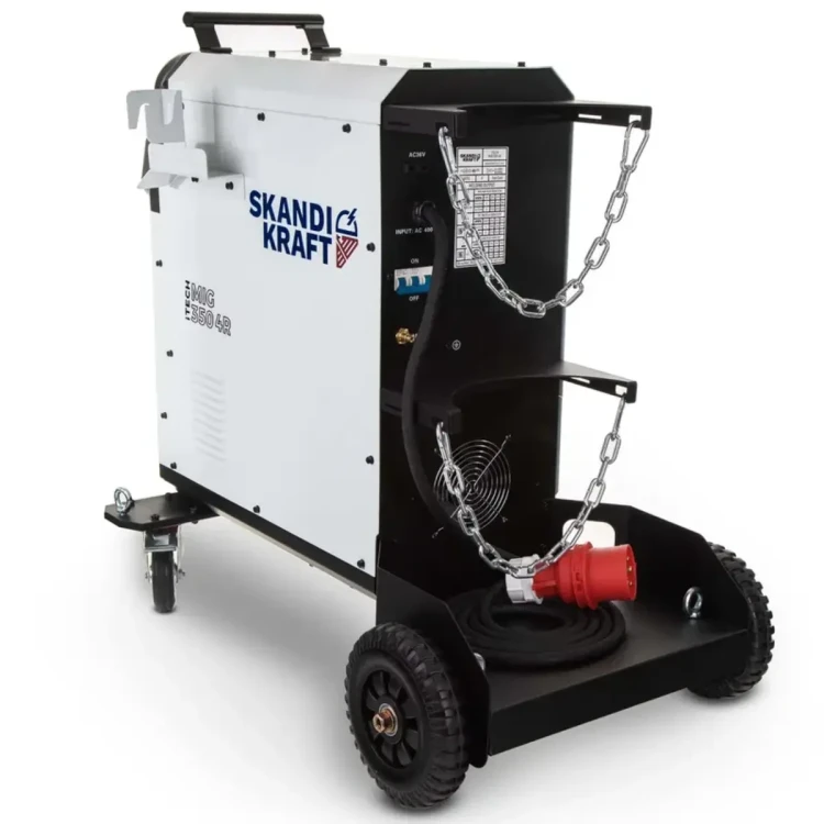 SKANDI KRAFT iTECH MIG 350 4R - Rückseite des Geräts