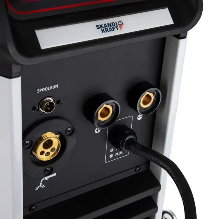 SKANDI KRAFT iTECH MIG 280 4R Dual Puls - Steckdosen