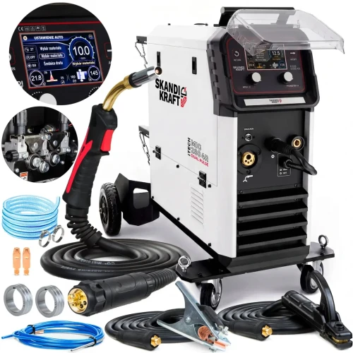 SKANDI KRAFT iTECH MIG 280 4R Dual Puls - Hersteller-Set