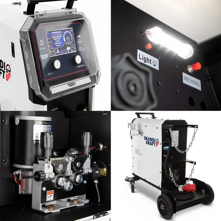 SKANDI KRAFT iTECH MIG 280 4R Dual Puls - Collage