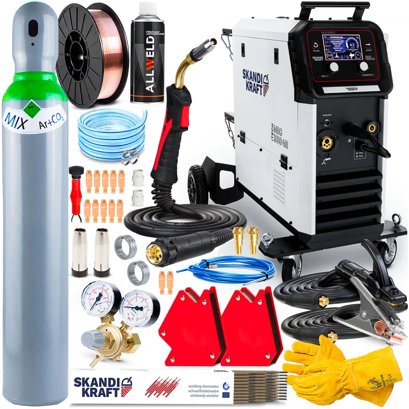 SKANDI KRAFT iTECH MIG 350 4R MIG/MAG - Hersteller-Set