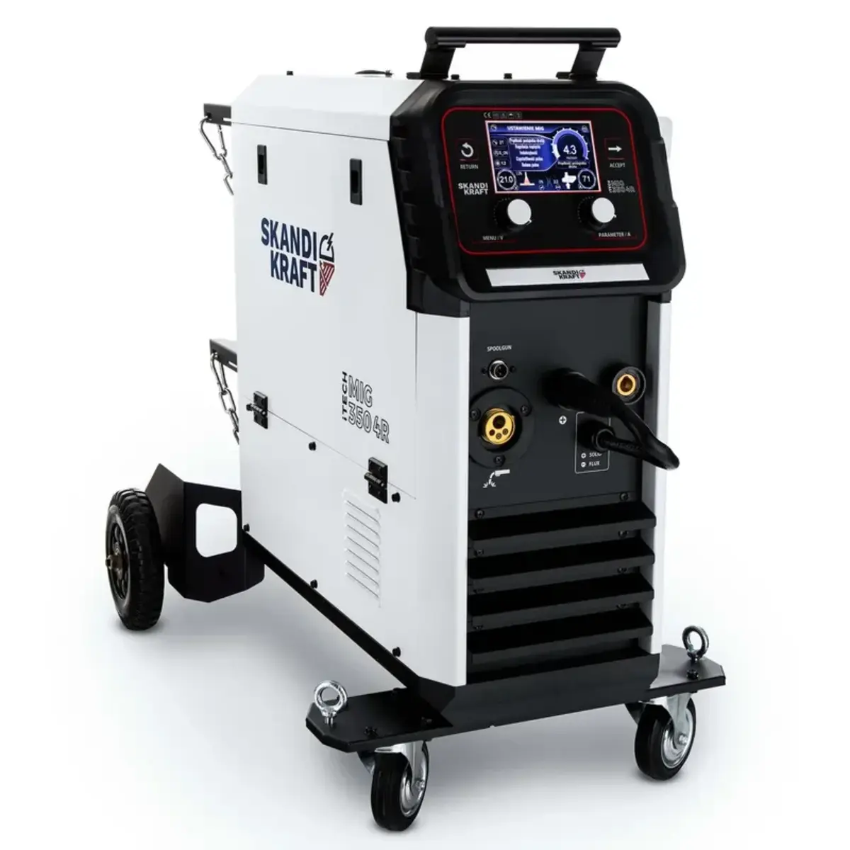SKANDI KRAFT iTECH MIG 350 4R MIG/MAG - Frontblende