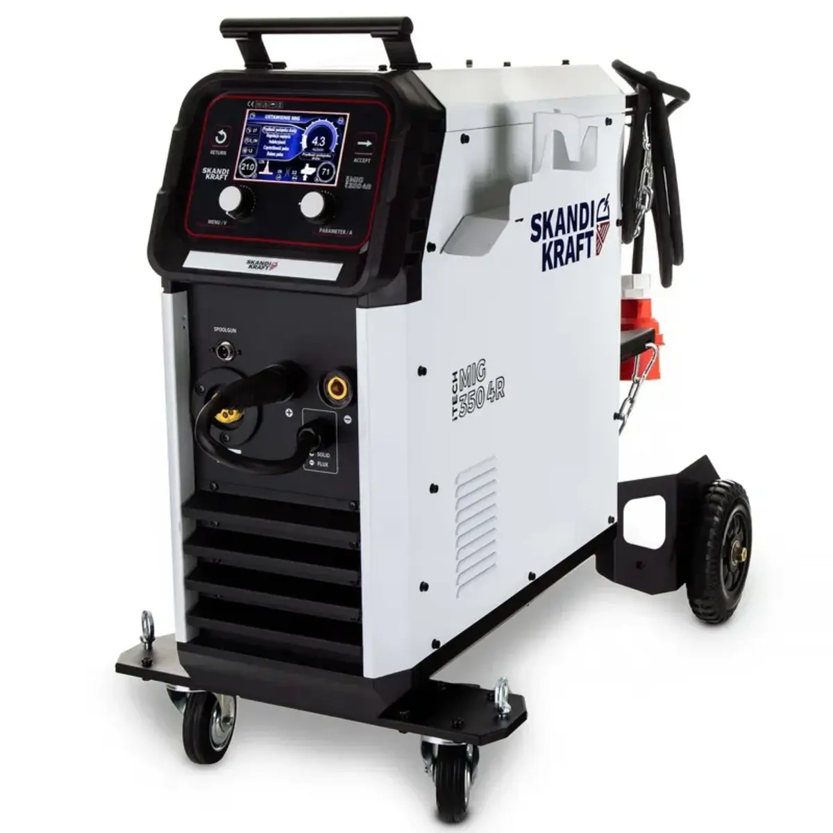 SKANDI KRAFT iTECH MIG 350 4R MIG/MAG - Frontblende
