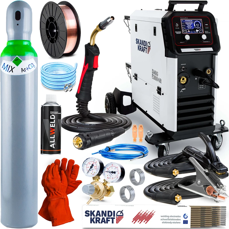 SKANDI KRAFT iTECH MIG 350 4R MIG/MAG - Hersteller-Set