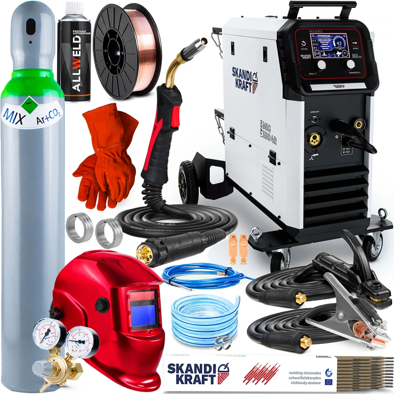 SKANDI KRAFT iTECH MIG 350 4R MIG/MAG - Hersteller-Set
