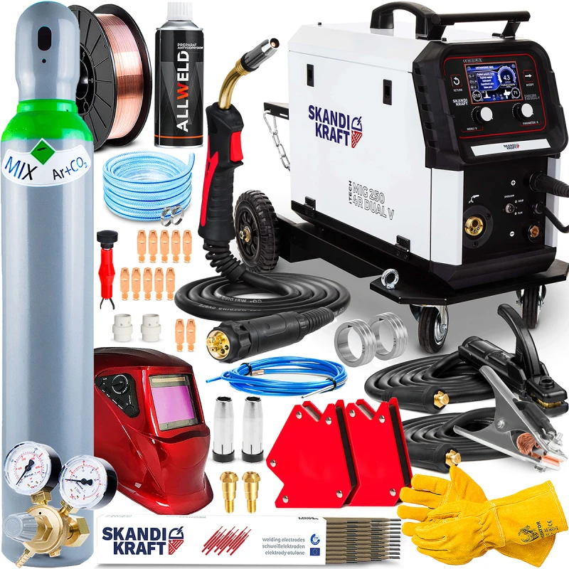 SKANDI KRAFT iTECH MIG 250 4R DUAL V - Hersteller-Set