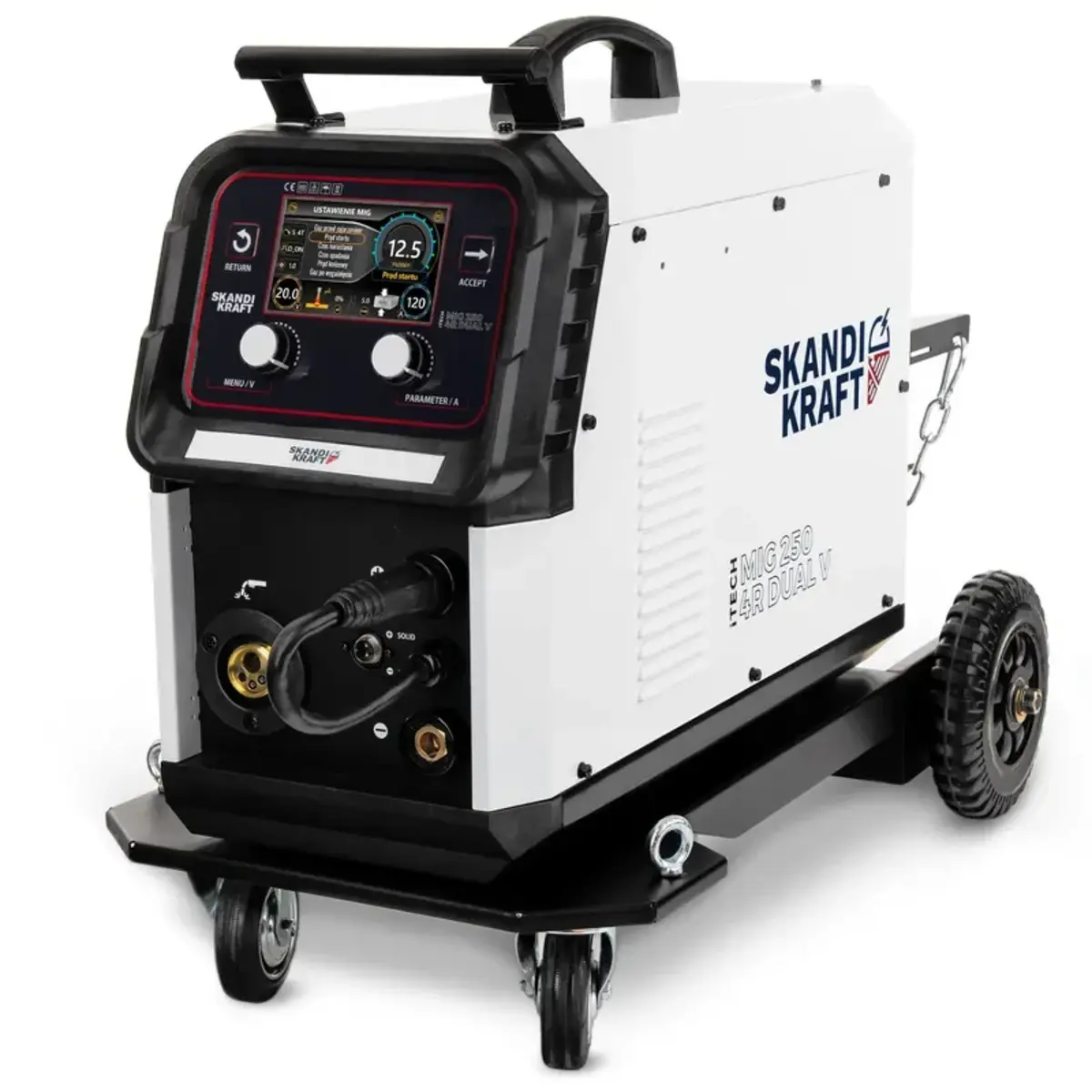 SKANDI KRAFT iTECH MIG 250 4R DUAL V - Frontblende