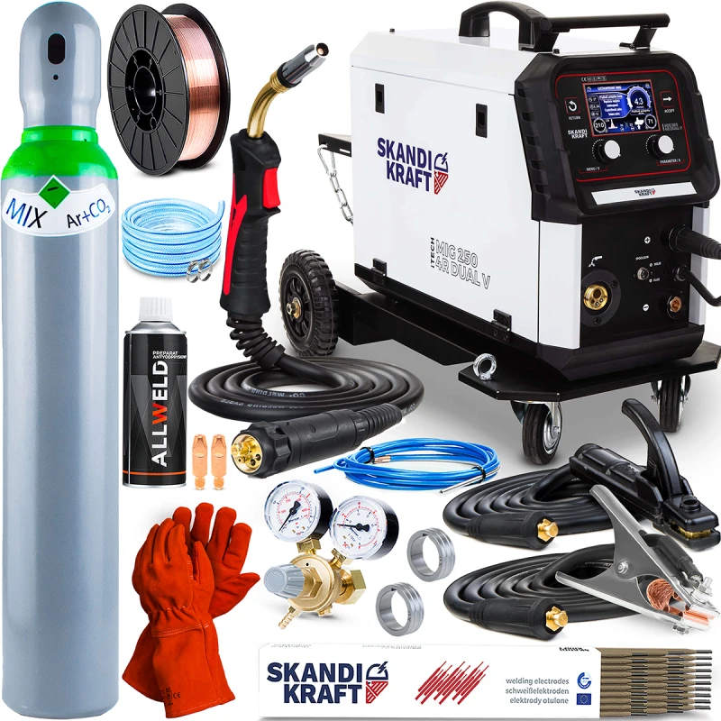 SKANDI KRAFT iTECH MIG 250 4R DUAL V - Hersteller-Set