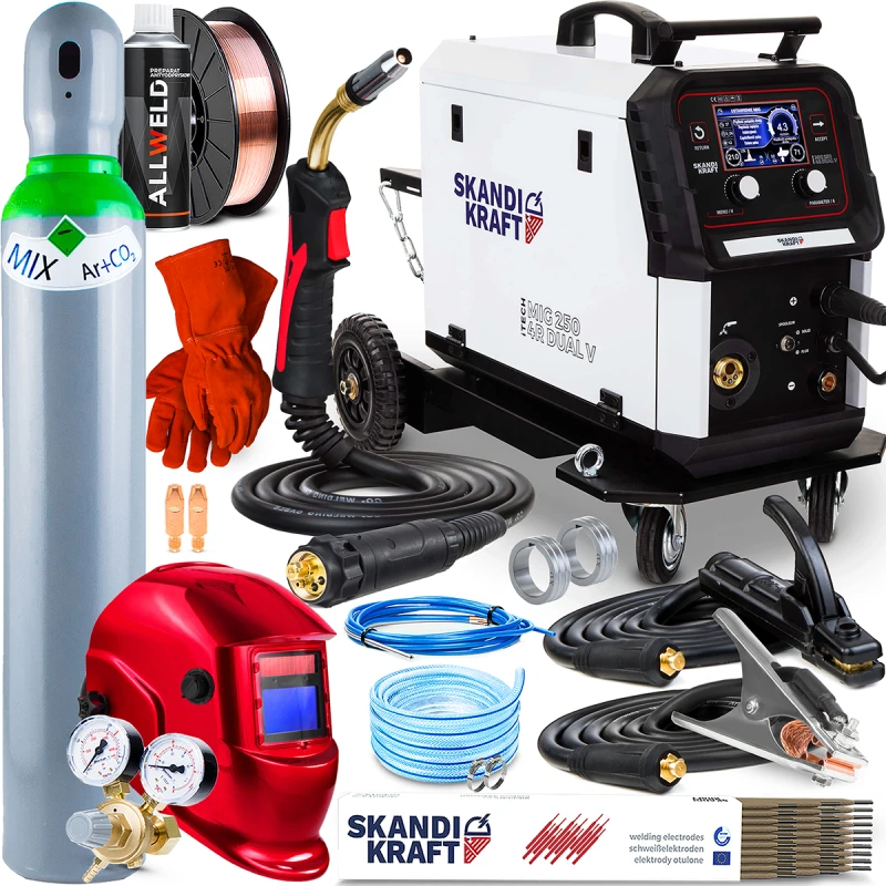 SKANDI KRAFT iTECH MIG 250 4R DUAL V - Hersteller-Set