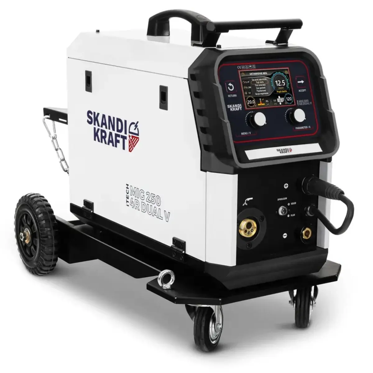 SKANDI KRAFT iTECH MIG 250 4R DUAL V - Frontblende.webp