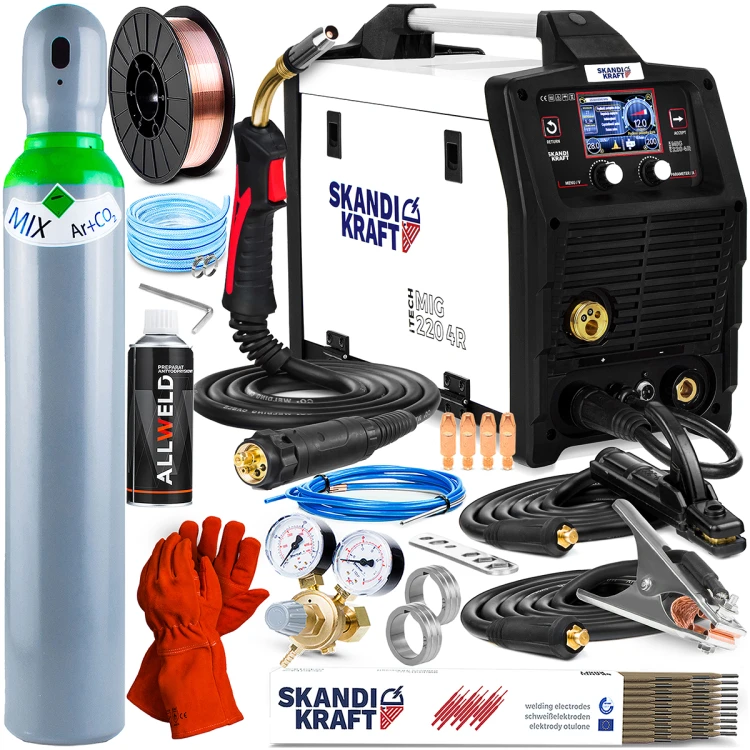 SKANDI KRAFT iTECH MIG 220 4R - Hersteller-Set